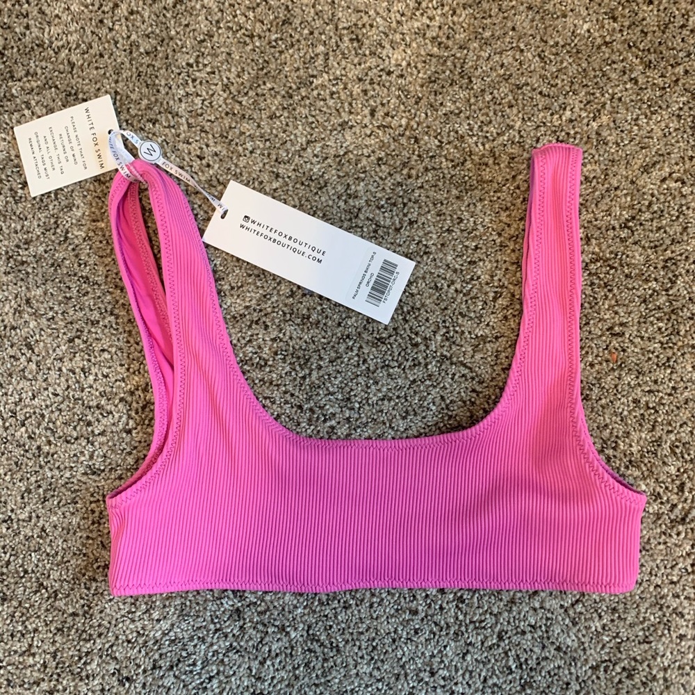 NWT White Fox Boutique Bikini Top